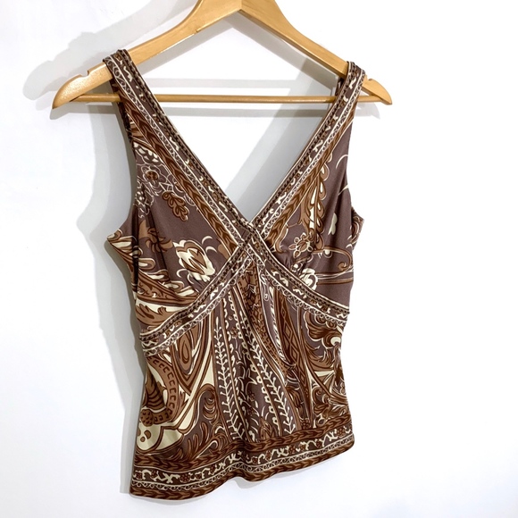 Elie Tahari Stretch Silk Top - Picture 2 of 8